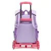 Crianças rodas sacos de escola para meninas crianças mochilas com roda trole bagagem mochila mochila mochilas sac mochila 231229