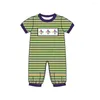 Clothing Sets Wholesale Infant Toddler Mardi Gras Girls Bummie Dresses Boys Fashion Baby Boy Romper