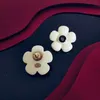 CH oorbellen paar C camelia studs hoogste tegenkwaliteit klassieke stijl Luxe merkontwerp 5A studs messing verguld officieel re267g