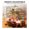 Grow Lights 1 Piece For Indoor Plants Full Spectrum LED 50 Lamps Height Adjustable Halo Growing Lamp With Yellow