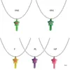 Pendant Necklaces Handmade Keys Charm Keychains Women Car Keyring Ornament Holder