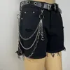 Ceintures Punk Fashion chaîne motif lune multicouche corps taille ceinture sexy cadeau pour femmes accessoires de robe