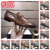 40Model Dress Shoes Homens Mocassins 100% Couro Real Calçado Dobrável Homens Mulheres Sapatos Tamanho 34-46 Mens Impresso Metal Redondo Toe Mocassins Mules Luxury Horsebit Designer