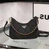 Designer New Nylon Fabric Lingge Chain Hobo Underarm Mini Tote Handbag Crossbody Bag 2024 new high quality