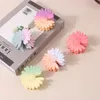 6 cm Candy Color Hair Claw Korean Sweet Medium Frosted Daisy Hair Clip for Woman Girls Hair Accessories