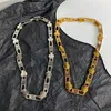 21ss nouvelle lettre B hommes et femmes épissage chaîne en acier titane collier hip hop rue mode bijoux de luxe accesso287N