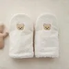 Stroller Parts Winter Gloves Hand Warmer Pram Accessory Embroidered Bear Baby by Clutch Cart Muff Glove Fleece Mittens