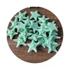 Fiori decorativi 20/50/Simulazione Cabochon di stelle marine di colore misto con retro piatto Pendenti e ciondoli in resina animale oceano per orecchini o capelli per bambini