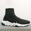 Projektanci BEANCGE Speeds 2.0 V2 Buty Platforma Sneaker Men Men Women Scler S Socks Buty marka Black White Light Ruby High
