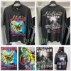 Magliette da uomo camicia hellstar maglietta grafica tee camicie firmate da uomo vestiti pantaloni a vita bassa tessuto lavato graffiti di strada Lettering lamina stampa vintage estate c GTJ1