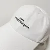 Ball Caps Martin ricamato Baseball Cap France Brand Women Letter Margiela for Men Hat Kpop Capone