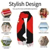 Scarves Winter Tassel Scarf Chess Board Diamond Poker Women Cashmere Neck Head Warm Pashmina Lady Shawl Wrap Bandana