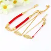 Link Bracelets Half Chain Durable Wire Luck And Wealth Accessories Rope Fashion Exclusive Money Bracelet Versatile Two Colors Red