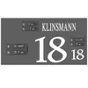 1996 #18 KLINSMANN Nameset flocage lextral personnaliser n'importe quel numéro de nom impression de football