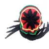 Beralar unisex örgü örgü şapka jamaikalı bob rasta beanie şapkalar hip hop kapak dreadlocks wig marley caribbean süslü elbise