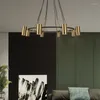Żyrandole postmodernatyczni domowe sztuka sztuka vintage wiszące oświetlenie wisiorek żywy jadalnia dekoracje restauracji loft złoto zawieszenie