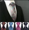 Geometric Fashion Floral Pattern Multicolor Mens Ties Necktie 100 Silk Extra Long Size New Jacquard Woven3380095