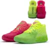 Scarpe da basket da uomo Lamelo di alta qualità Mb01 Scarpe da corsa Rick Morty in vendita Ball Queen Blu Arancione Rosso Verde Zia Perla Rosa Viola Cat Scarpe sportive Cartone Melo