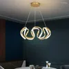 Hängslampor modern lampa led hängande ljuskrona för levande matsal sovrum kök ö hem dekoration belysning fixtur luster