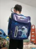 Plecaki astronauty dla dzieci w wieku szkolnym Bags Bags Boys Primary Bookbag Bag dla dzieci z lunchbox 231229