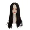 Accessori per capelli Asha Cosplay Parrucche nere Costume fantasy Cartone animato Principessa Ragazze Donne Adulti Puntelli per feste di carnevale di Halloween