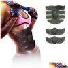 Produits de santé intelligents Ems Abdominal Muscle Exerciser Trainer Abs Stimator Fitness Gym Autocollants Pad Perte de Corps Minceur Masr Unisexe Dr Dhehi