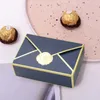 Present Wrap 1020pcs kuvertform Candy Box Chocolate Presentförpackning för gäster Baby Shower Wedding Favor Gift Treat Boxes Party Decor 230630