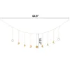 Decorative Objects Figurines Moon Shining Phase Garland Decoration Chains Boho Gold Wall Hanging Ornaments Support Drop Decoracion Habitacion 230701