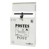 Puntada Gaanized Betbox Postbox Monte de pared Montaje Sestion Sestion Outdoor with Lock for Home Garden Cafe Shop Decoración de pared