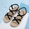 Sandals Summer Rome Shoes Woman Cross Belt Flat Beach Sandalias Ladies Sandalia Feminina Open Toe 230630