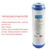 Purifiers Filter Cartridge 4 Stage Water Filter System Purifier 10 '' PP Cotton Filiter Activated Carbon T33 för omvänd osmos