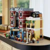 Blocks Creative Expert All Street View Club Pizzeria Shop Model Hous Building Blocks Toys Birthday Present R230701