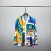 Erkek Artı Boyutu Kazak hoodies takım elbise kapşonlu rahat moda renkli şerit baskı Asya boyutu yüksek kaliteli vahşi nefes alabilen uzun kollu bir set w31e
