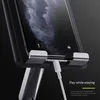 Holders Desktop Phone Stand, Folding Swivel Metal Tablet Stand