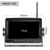 Auto dvr 7 inch Draadloze Monitor Truck Scherm CMOS IR Nachtzicht Reverse Backup Wifi Camera Parking Systeem Display voor CarHKD230701