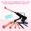 Women's full-automatic gun machine masturbation device with vibrating rod simulated penis female adult sex products