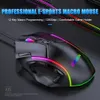 Mice Ryra New Usb Wired Rgb Gaming Mouse 12800 Dpi 12 Buttons Ergonomic Programmable Game Optical Mice for Computer Pc Laptop