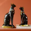 Dekorative Objekte, Figuren, Vintage-Skulptur, ägyptische Katzenstatue, Göttin Bastet-Statuette, Gottfigur, Wohnzimmer, Büro, Schreibtisch, Dekoration, Heimdekoration, 230701