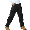 Men's Pants SHIFUREN Winter Fleece Men Cargo Loose Fit Multipocket Male Double Layer Thicken Warm Military Trousers Plus Size 2940 230630