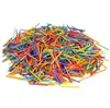 Other Toys 1000Pcs Color Matchstick Wooden Sticks Kindergarten Children Hand Material Creative Wood DIY Crafts Decoupage Ornaments GYH 230630