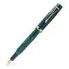 Pennor av hög kvalitet celluloid akrylharts fontänpenna med gyllene klipp f nib 0,5 mm bläck penna bläck penschool affärskontor present
