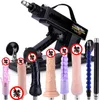 Women's full-automatic gun machine masturbation device with vibrating rod simulated penis female adult sex products