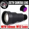 Filters New 1/3'' 50mm Lens 6.7 Degree M12 Cctv Mtv Board Ir Lens with Infrared Filter for Security Cctv Video Camera Run Cam