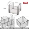 Stickers 6pcs Adjustable Drawer Divider Organizer Free Assembled Grid Honeycomb Separator Storage Boxes Closet Table Decoration