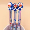 Stylos 36 PCS / lot Doraemon Ballpoint Pen Cartoon 3 Colours Animal Ball Penns Material Escolar Office School Writing Supplies