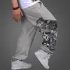 Nouveaux vêtements pour hommes épaisseur hiphop lâche mouvement pantalons de survêtement pantalons de loisirs rhino qui pantalon taille m3xl328z