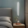 Lampade Long Strip Camera da letto Comodino Luce Soggiorno Portico Semplice e moderno Decorazione a LED Divano Bar Lampada Linea Lampada da parete a LEDHKD230701