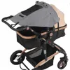 Universele Kinderwagen Zonneklep Zon Protector Zonnescherm Paraplu Vervoer Zonnescherm Cover voor Kinderwagen Autostoel Wandelwagen Accessoires L230625