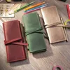 Bags Genuine leather pencil case Pencil holder stationary for school students large Pen case chancery Office Pencil Bag free printing