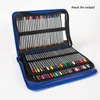 Taschen Dainayw 160 PU Bleistifte Hülle Leder mit großer Kapazität tragbarer Bleistiftbeutel für farbige Stifte Gel Stiftkoffer Kunstbedarf